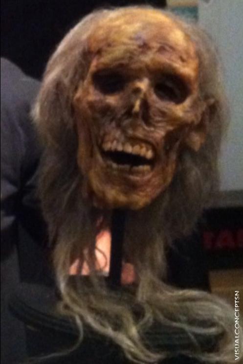 Film Props: Mrs. Voorhees Mummified Head, Friday The 13th 2009
