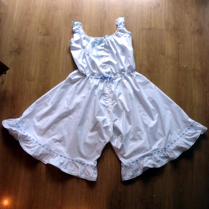 Costume Diaries Edwardian Combination Underwear Progress Update