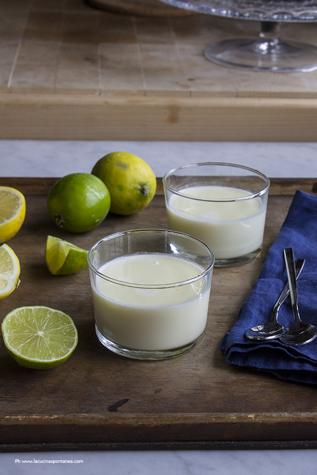 Lemon and lime posset La cucina spontanea ricette, fotografie e parole