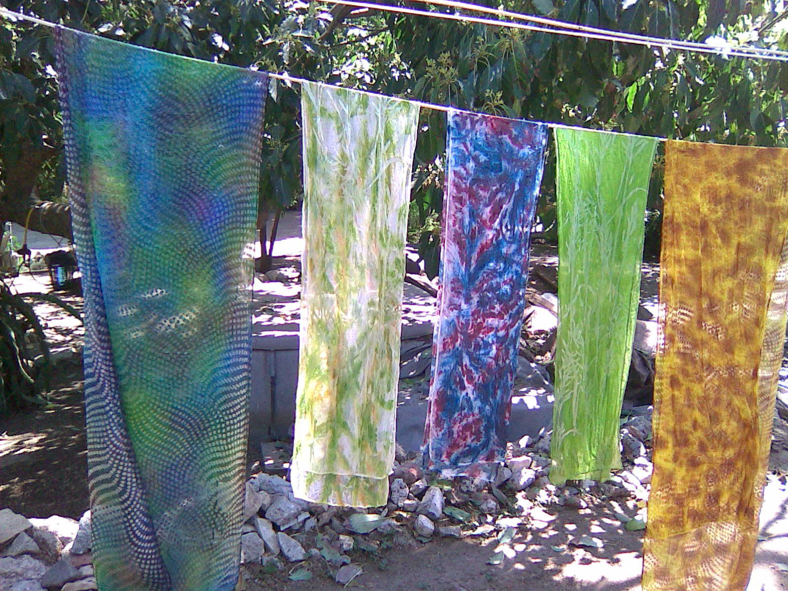 KarKnitz Silk Scarf Dyeing Project