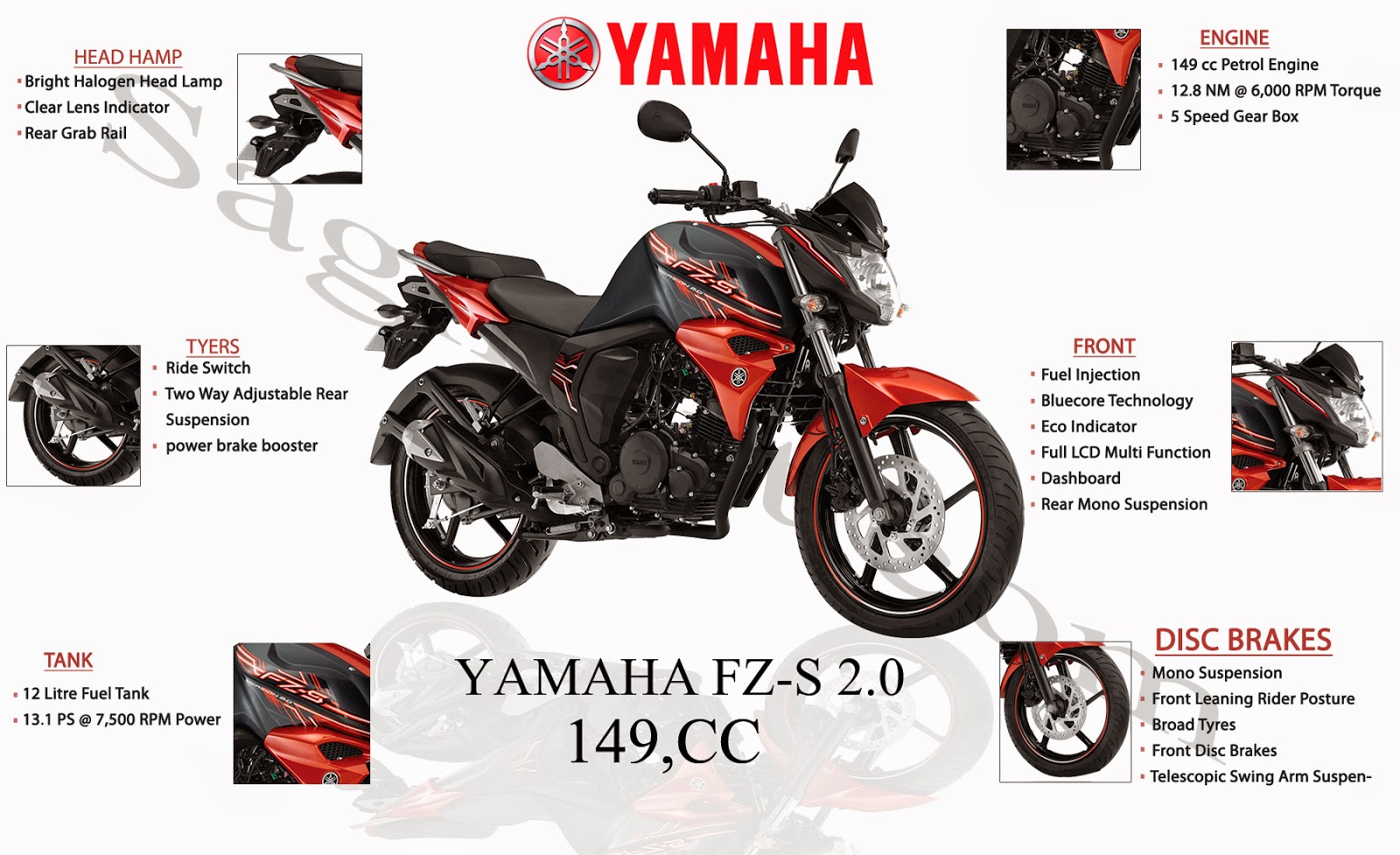 SAGMart Motorcycle Blog  Latest Bikes and More Yamaha FZ S V20 New  Motorcycle of Yamaha in India