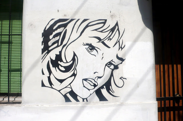 street art in santiago de chile stencil arte callejero