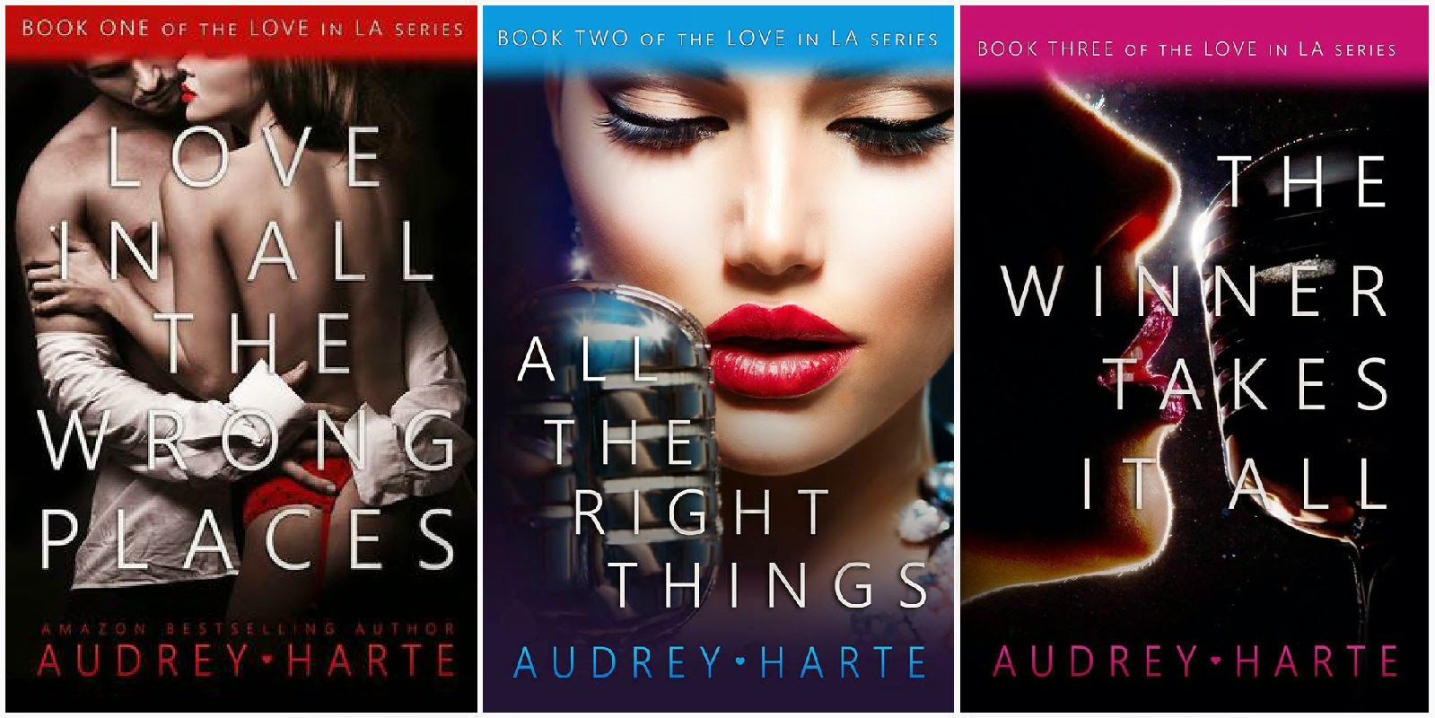 O que vem por ai... Trilogia Love in LA de Audrey Harte EditoraCharme