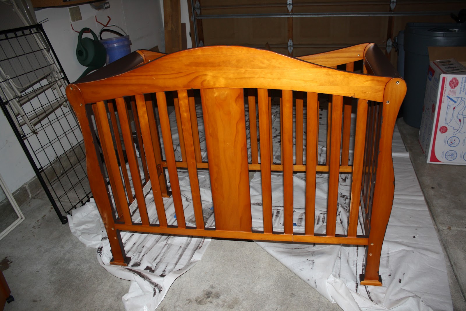 safe spray paint for crib
