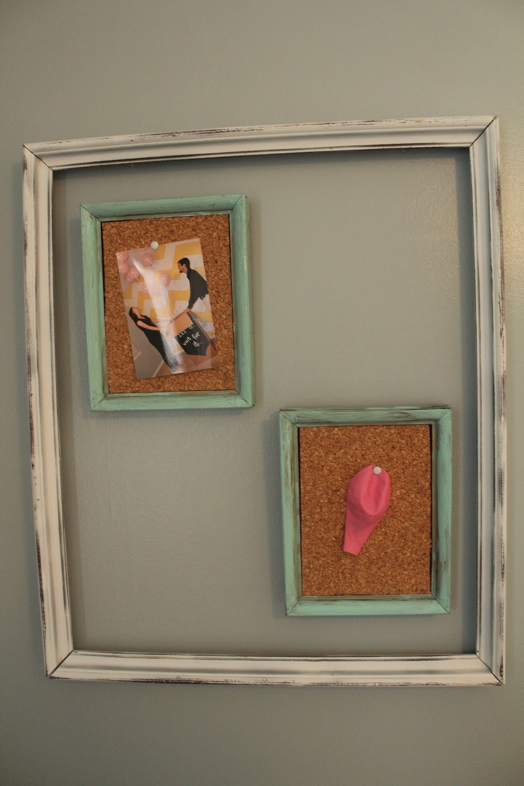 DIY Framed Bulletin Board