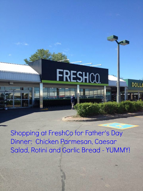 grocery shopping at Freshco