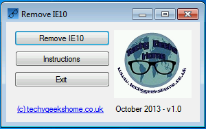 Remove IE10