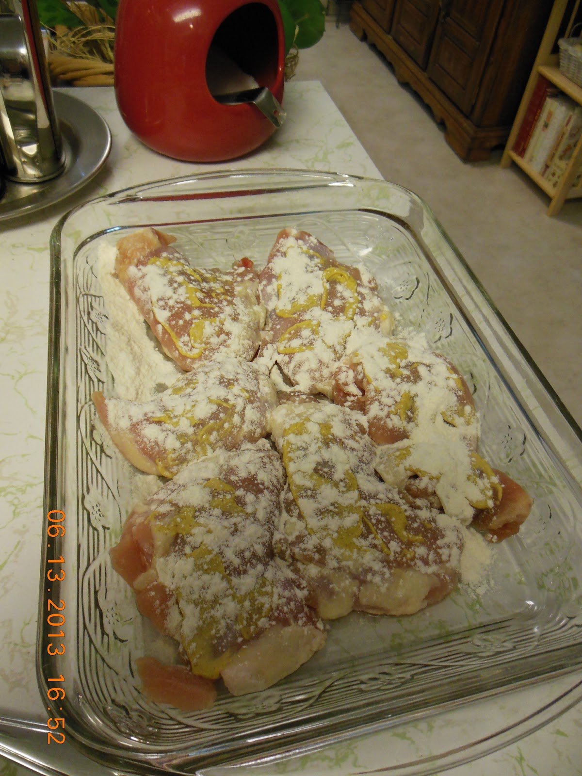 Truffle Oil Mustard Chicken with Apricots Our Sunday Cafe, the