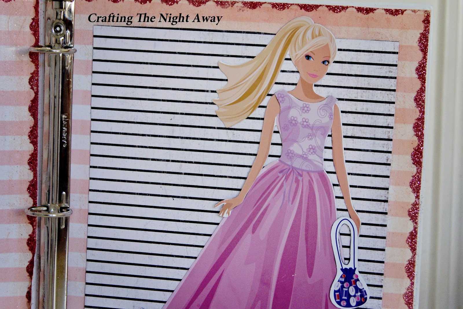 Crafting The Night Away Paper Dolls in a Binder