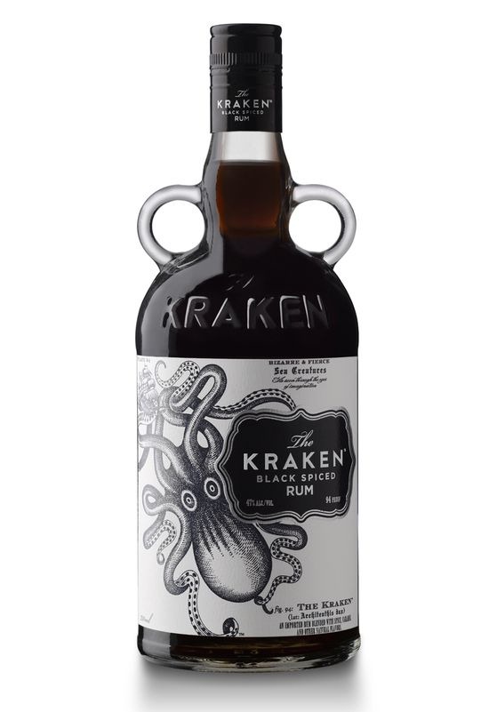 Print Revival Kraken Rum Bottle Label