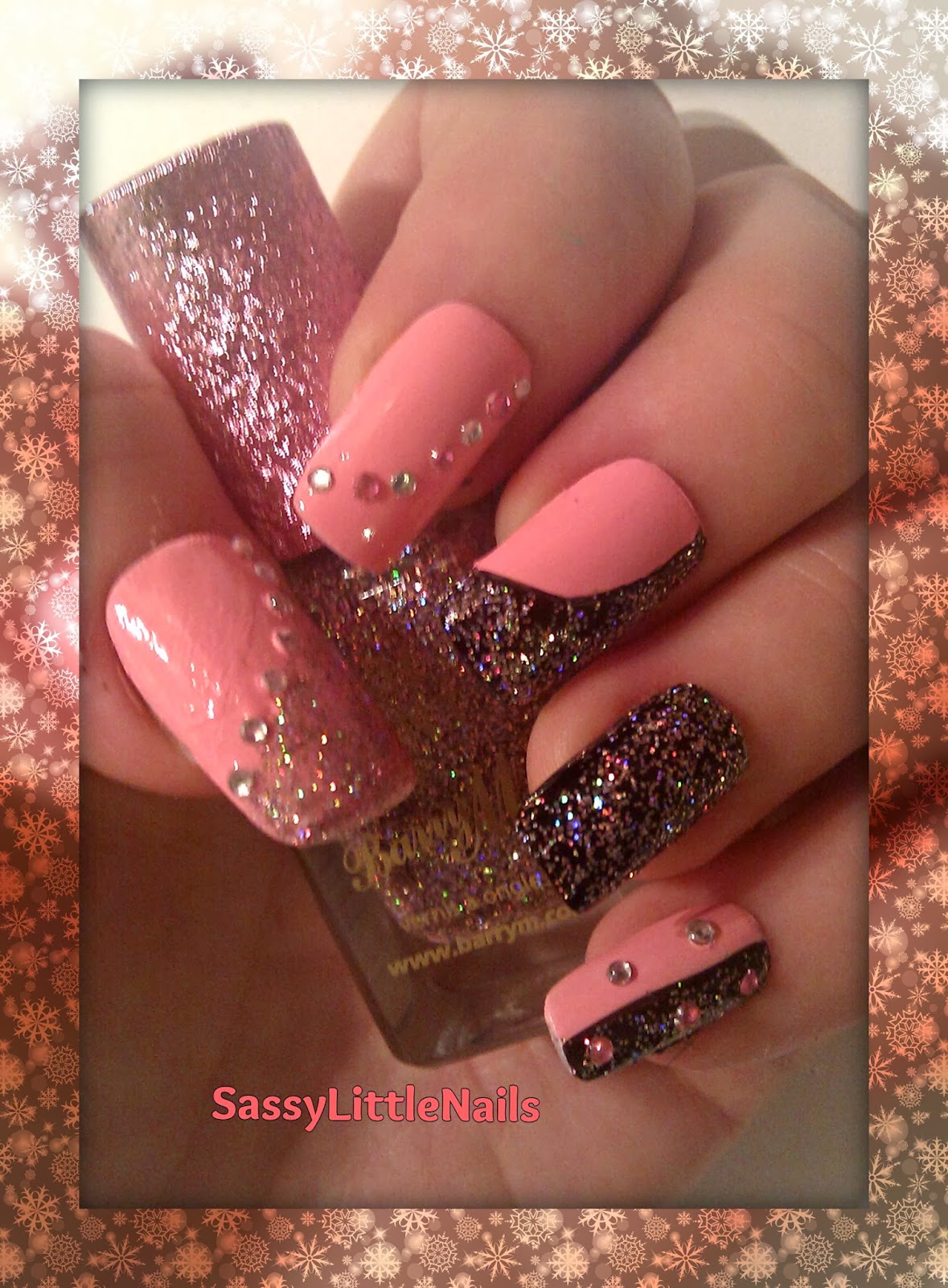 SassyLittleNails New Year's Eve Party nails!