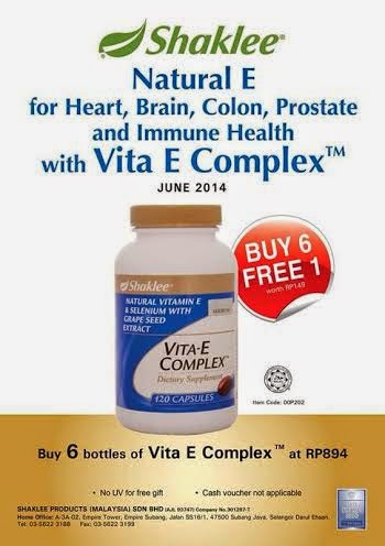 Buy 6 Free 1 Vita - E Complex