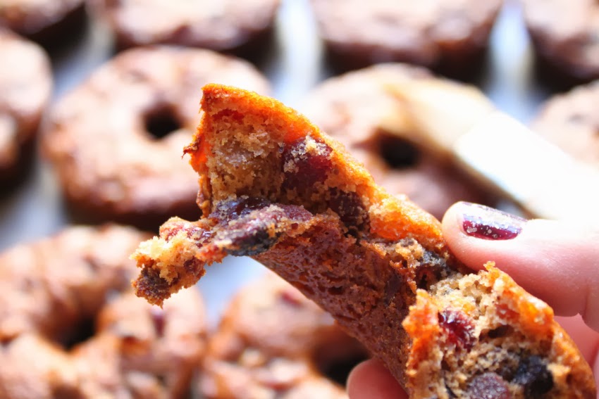 corner blog: donut pan idea no. 60: boozy fruitcake donuts