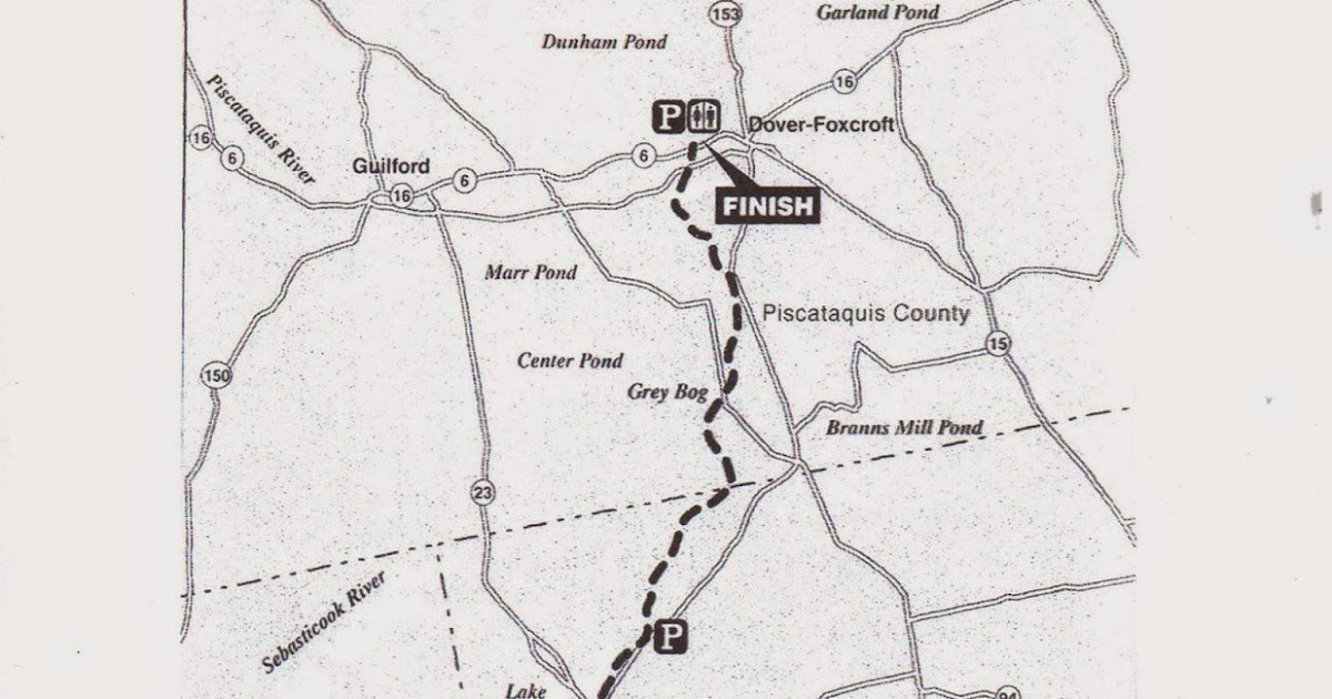 Hiking in Maine with Kelley 1/29/15 Newport DoverFoxcroft trail from