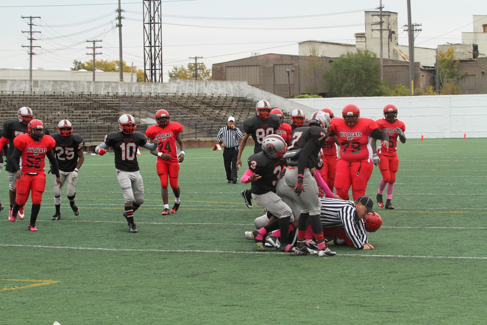 The D Zone Allen Academy V Detroit Community, 101312, ref tackles