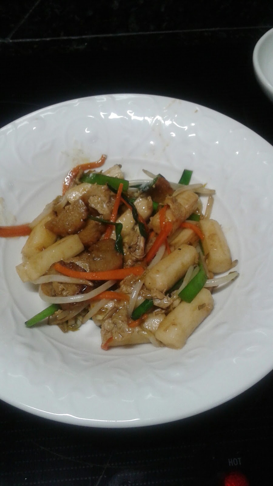 Little Corner of Mine StirFried Rice Sticks with Korean Fish Cake