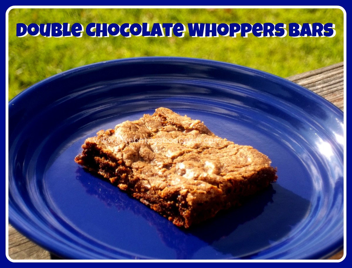 Double Chocolate Whopper Bars - Love Bakes Good Cakes