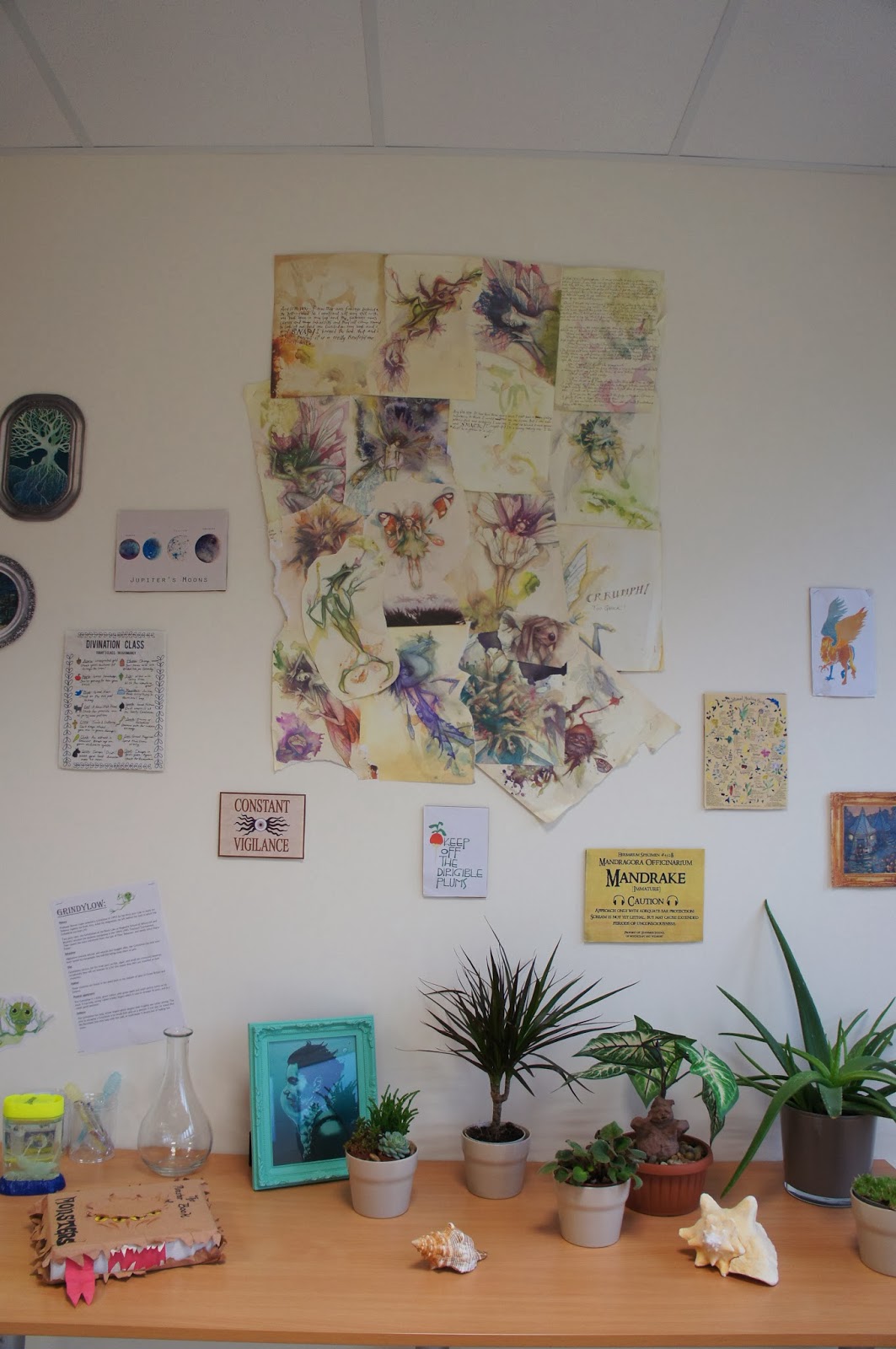 The Charming Classroom Herbology & Care of Magical Creatures