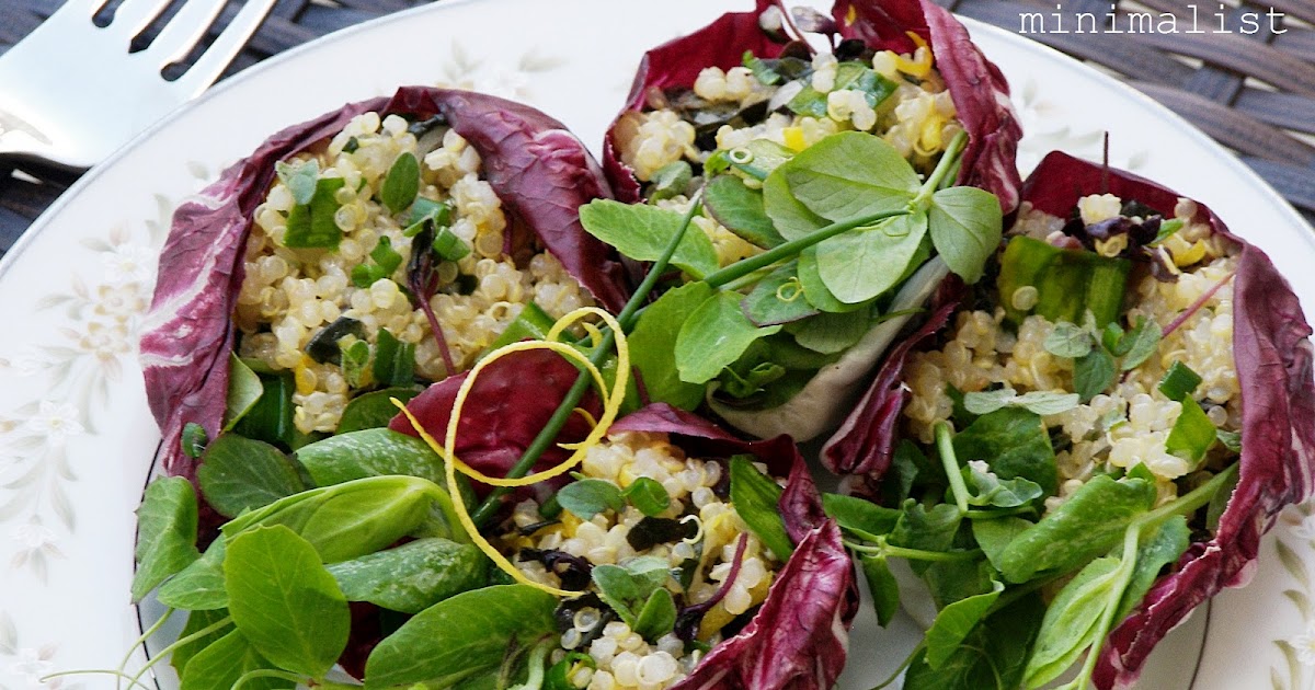 The Intentional Minimalist Quinoa with White Wine and Herbs