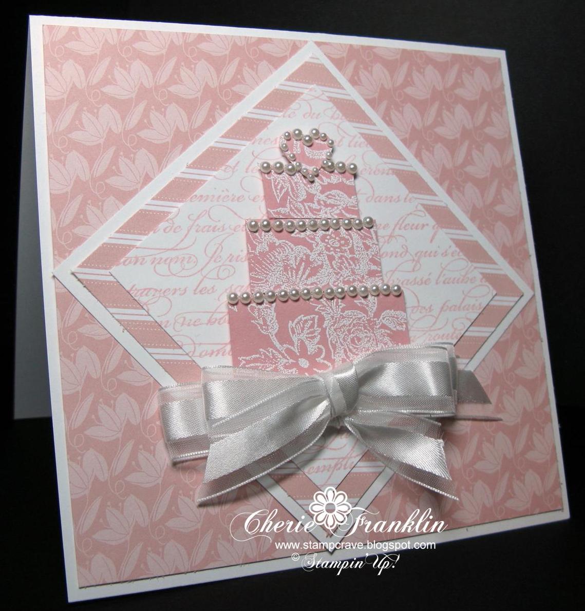 Stampcrave Embossed Wedding Cake