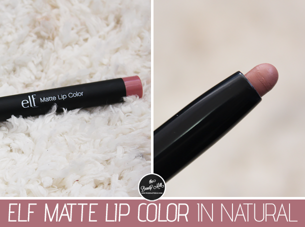 Review: e.l.f. Matte Lip Color in Natural | The Beauty Milk