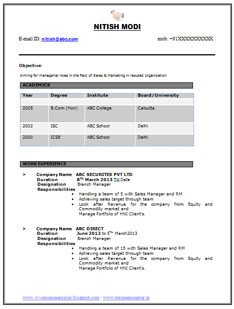 resume for experienced barca fontanacountryinn com resume for experienced