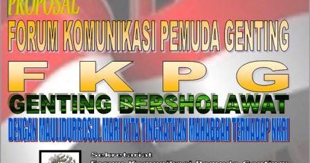 Contoh Cover Proposal dan Isinya - Blog Aang