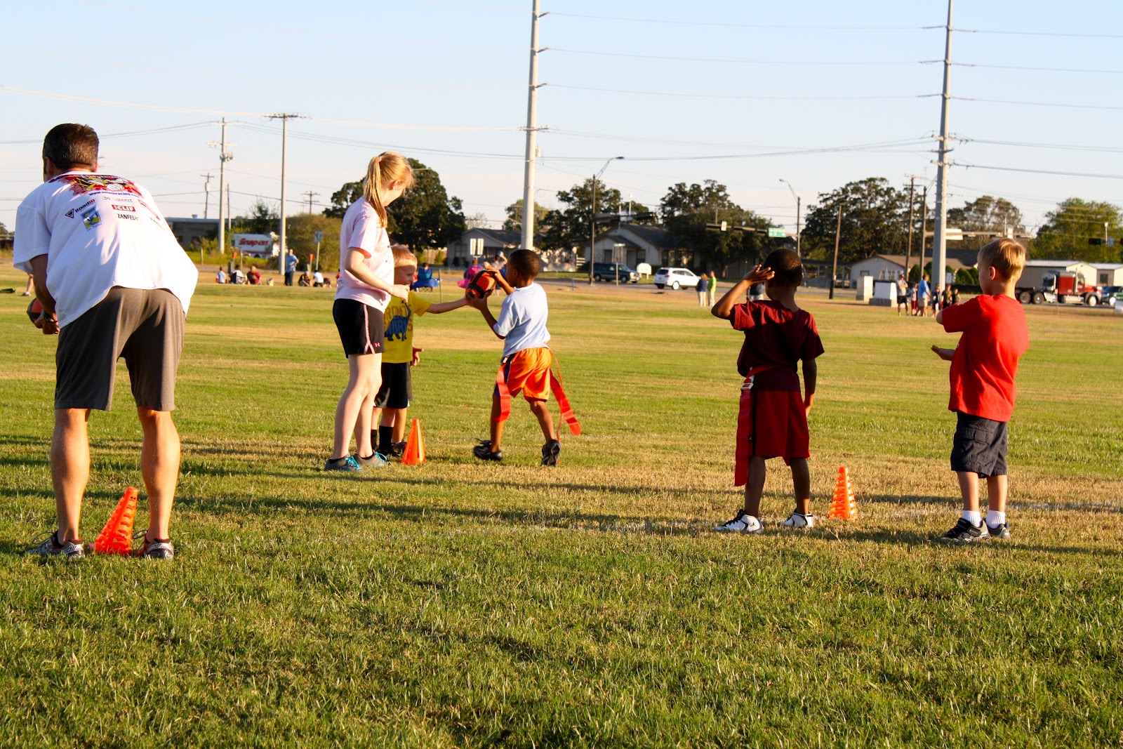 Quotes of a Boy Mom Caleb's First Flag Football Practice