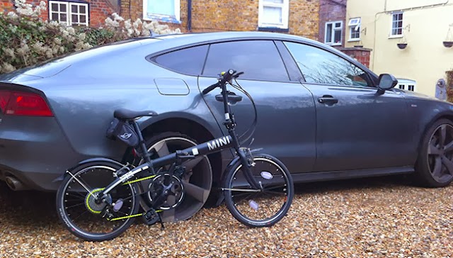 Report four: 19 December 2013 - we swap the A7 for a fold-up bike