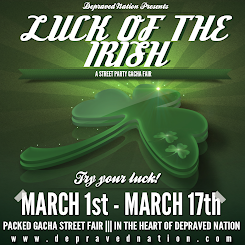 Luck of Irish GOCHA fair ( touch pic to TP )