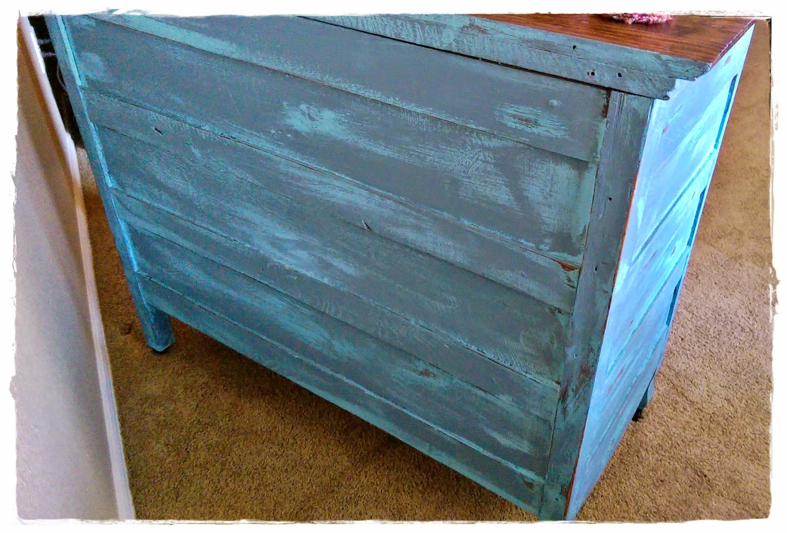 Megmade Creations How to Make Wood Furniture Look Old, Antique, Distressed with Paint