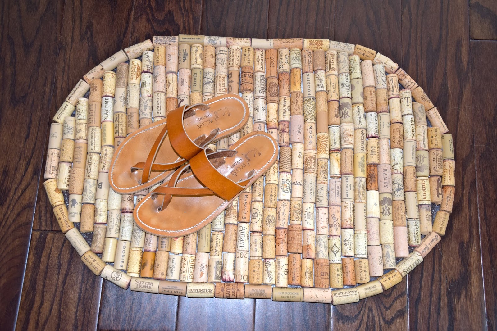Our Hobby House Wine Cork Rug