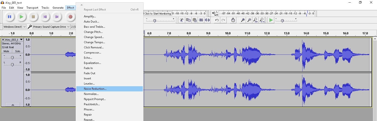 Audacity noise reduction buildersqust