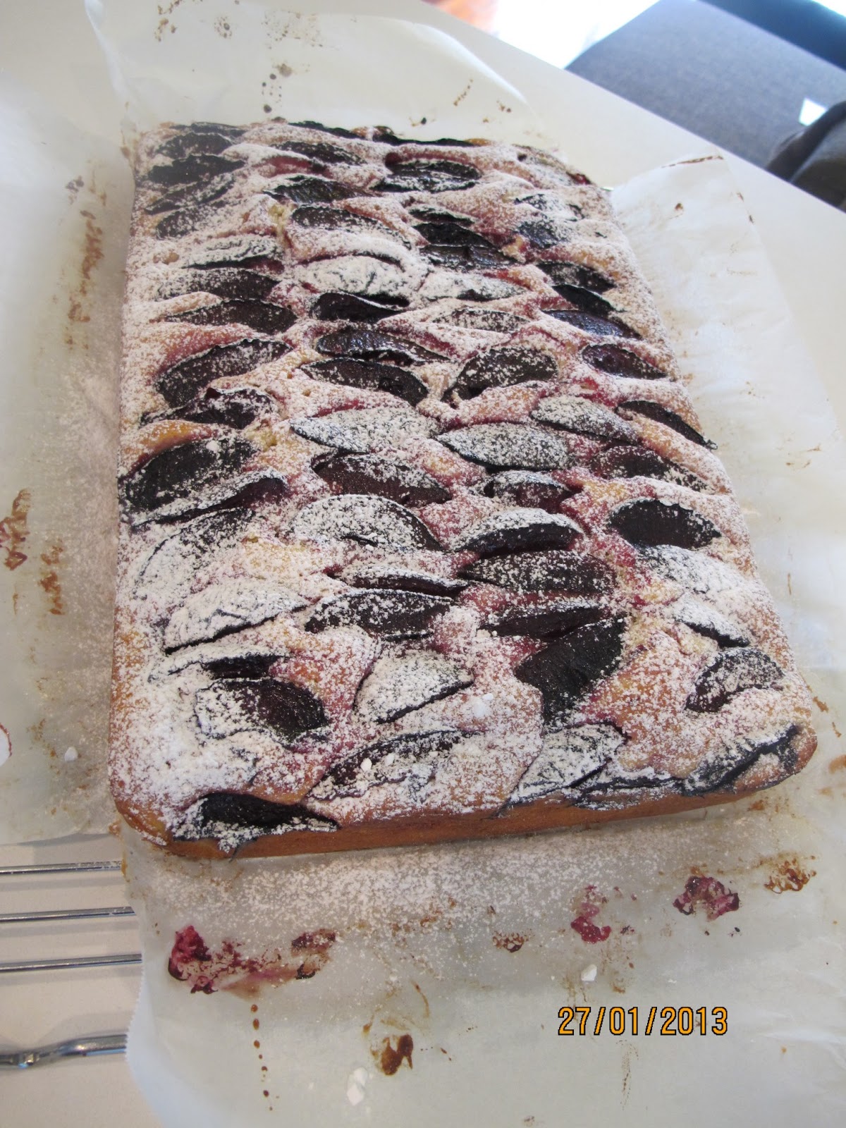 It's all about family and food French Plum Cake