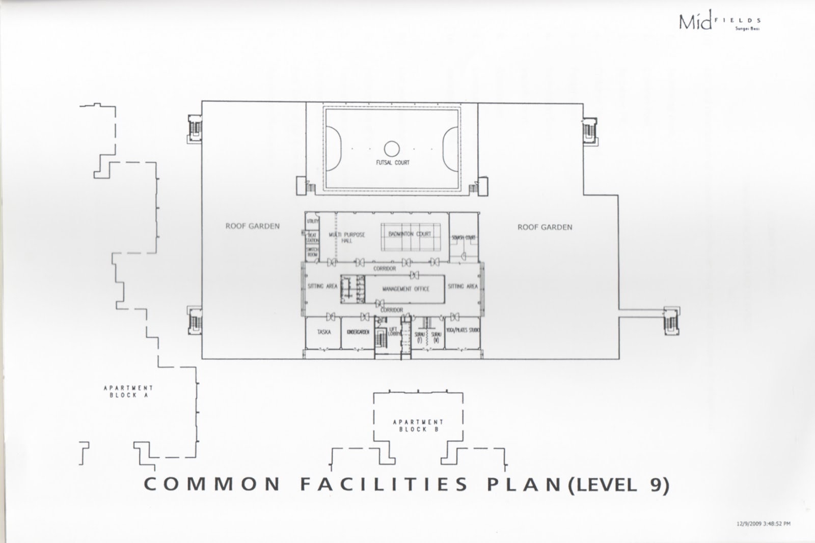 midfields for sale (call owner 0132500 100) Common area plan