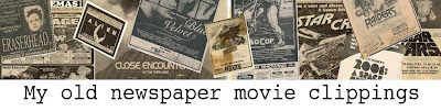 1970s and 80s Newspaper Movie Clippings