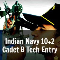 Indian Navy 10+2 Cadet B Tech Entry July 2014 Notification