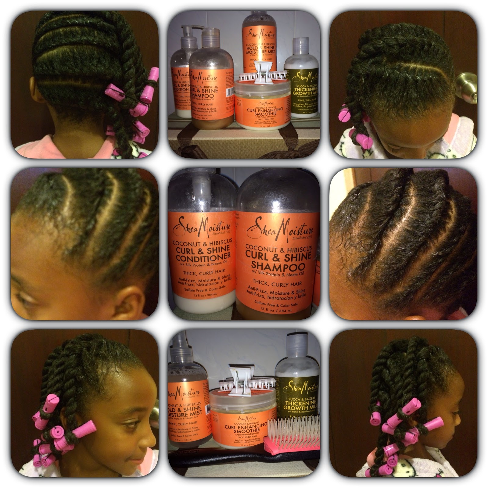 Back To The Future Naturally Shea Moisture Flat Twist Out Tutorial