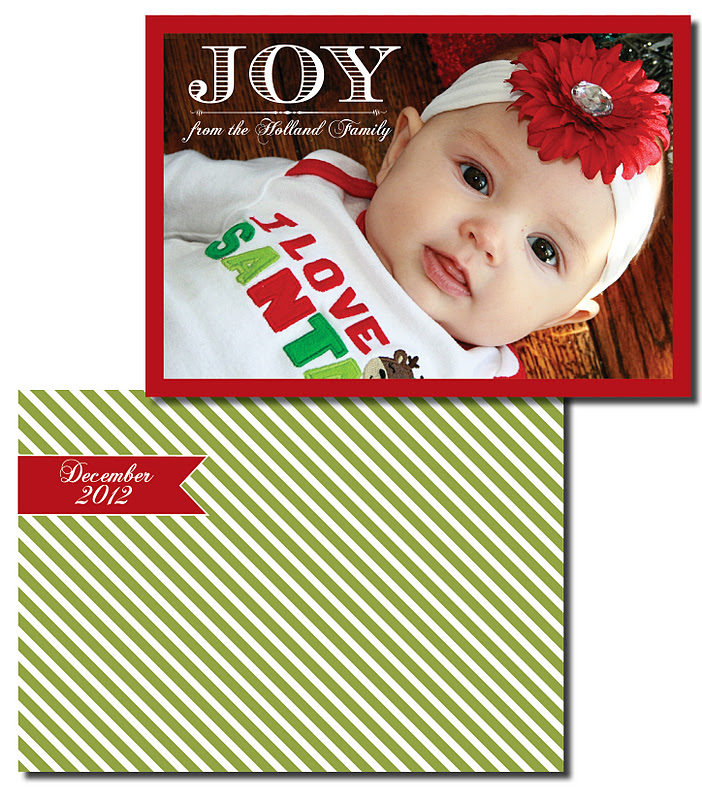 Wedding Invitation Blog: Double Sided Photo Christmas Cards
