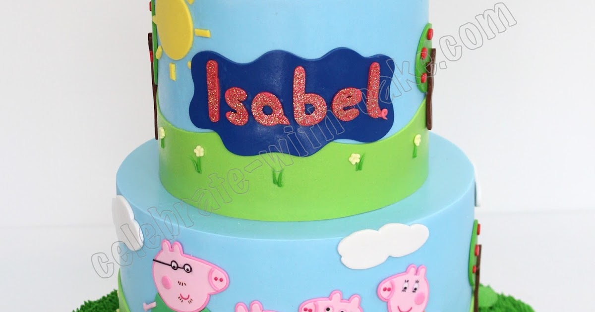 Celebrate With Cake Peppa Pig 2 Tier
