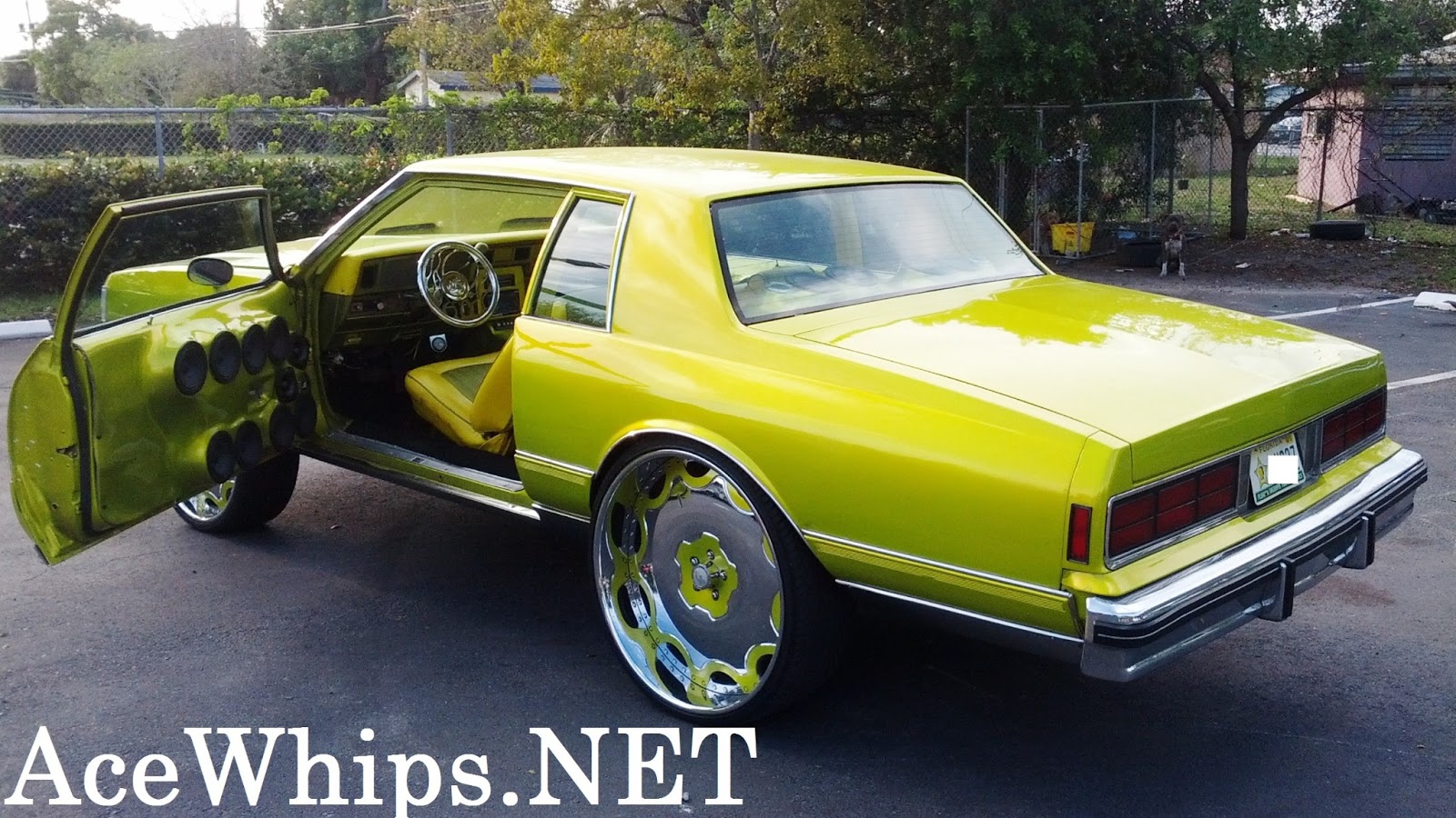 Ace1 ON SALE Candy Lime Gold 2DR Chevy Box on 28" Fiore