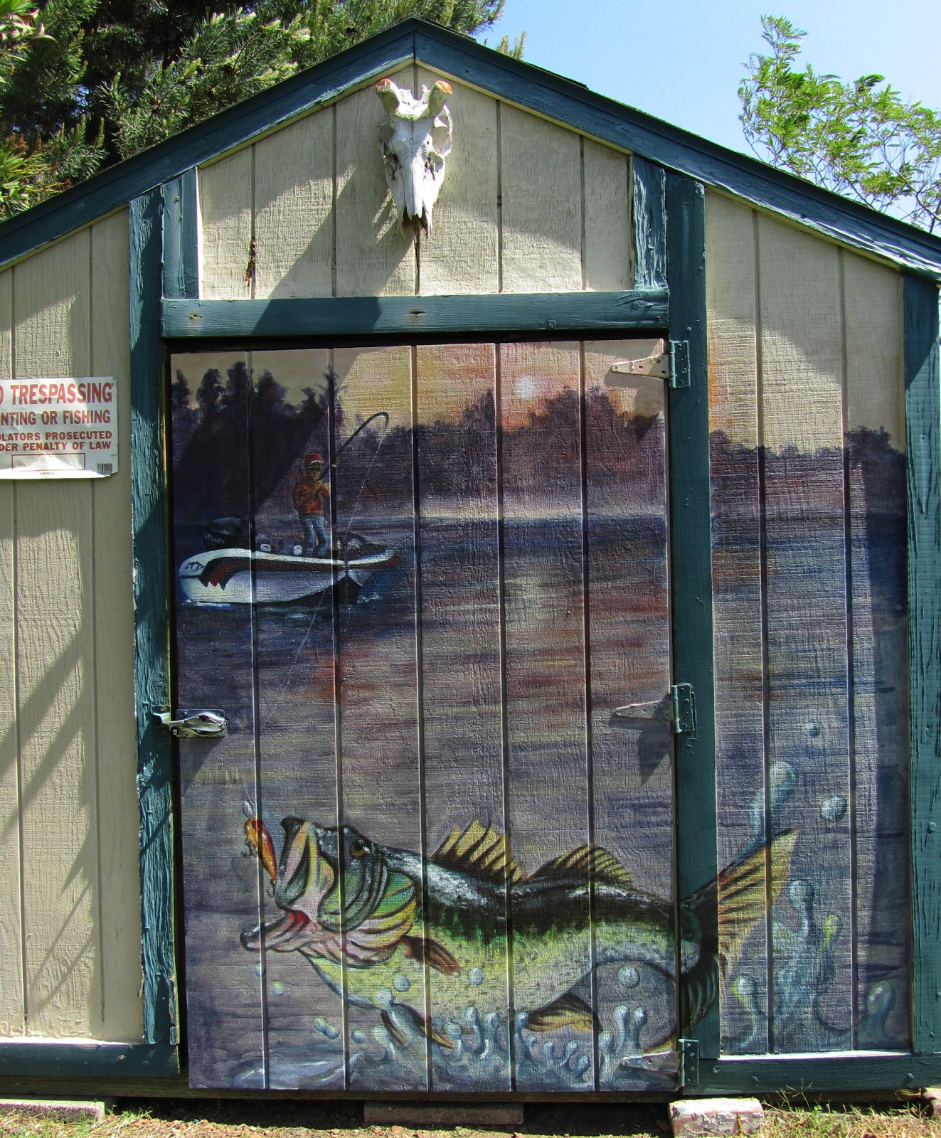 Mural & Design by [seh][kah] Outdoor Fishing Shed