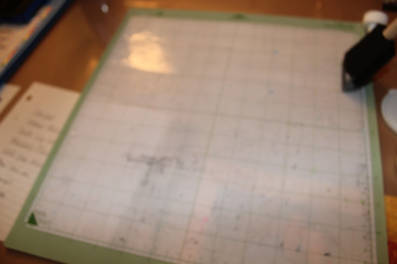 Her Kitchen and Crafts How to make your cricut mat sticky again....