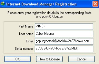 Internet download manager serial key number