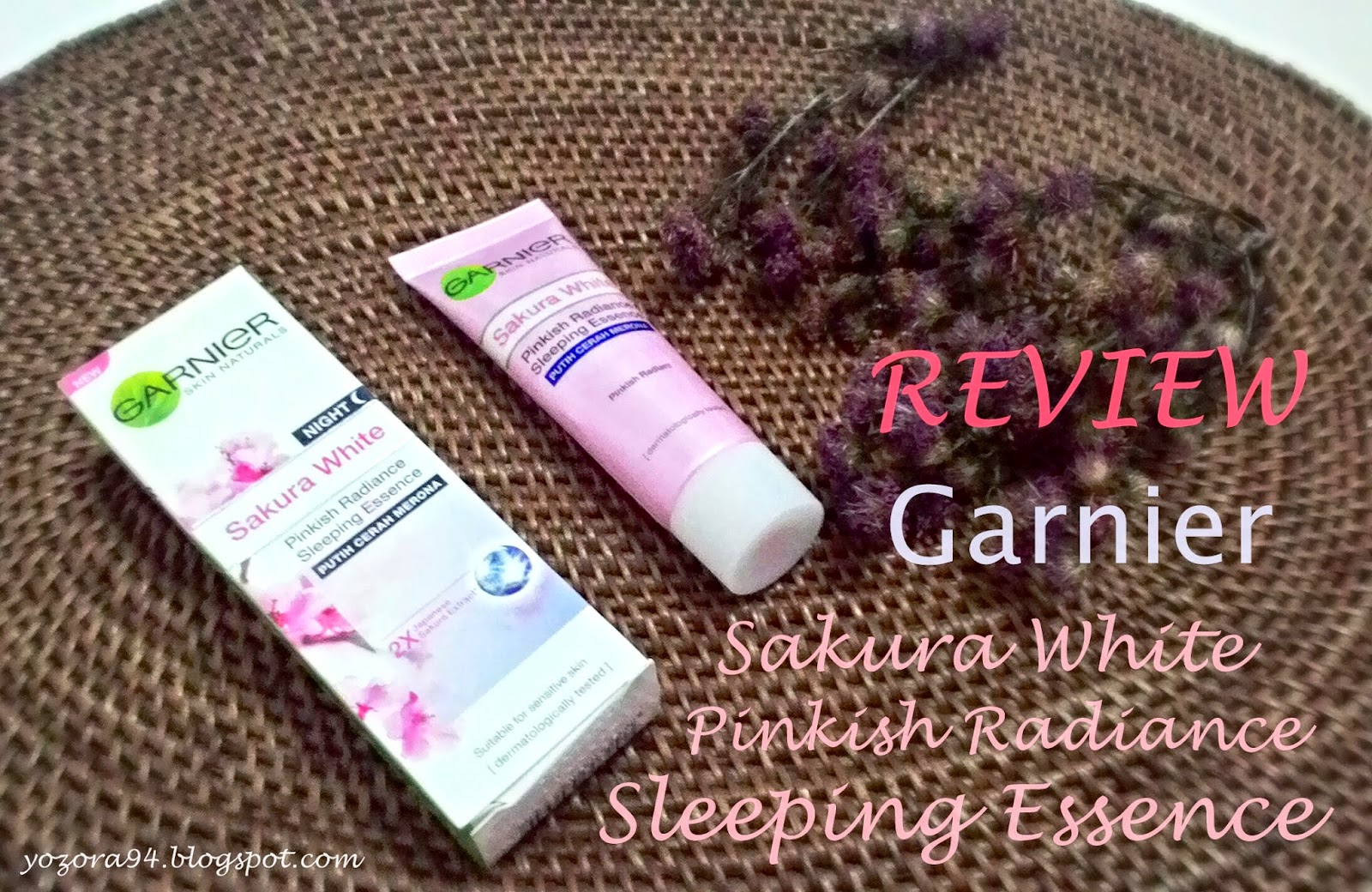 Ell S Beauty Diary Review Garnier Sakura White Pinkish Radiance Sleeping Essence