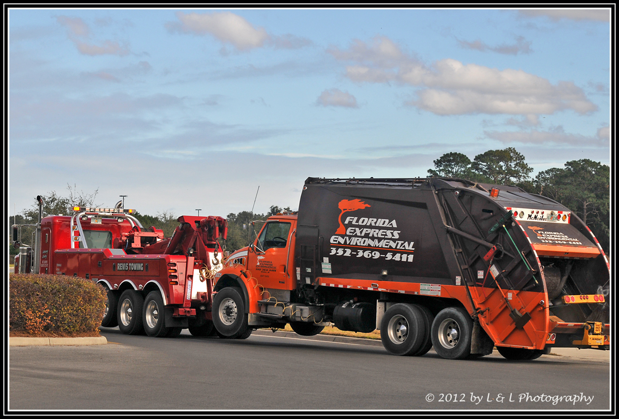 Ocala, Central Florida & Beyond Hauling a Garbage Truck