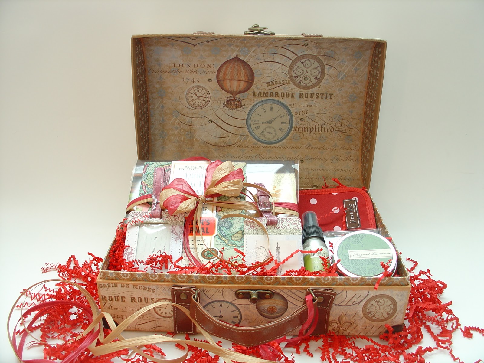 World Travel Gift Basket for Women