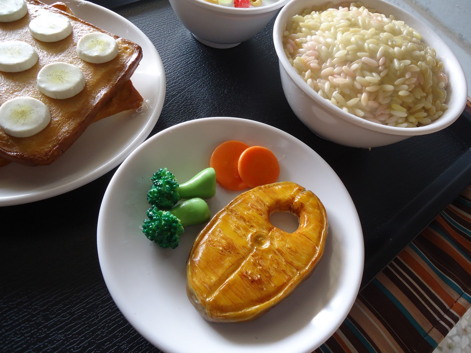 Kin's Miniature Handmade Clay Food by Kin Quek. Have Fun With