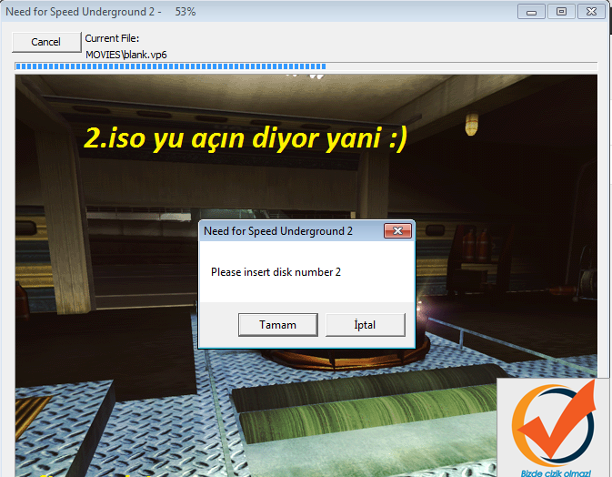 need for speed underground 2 crack dosyası indir