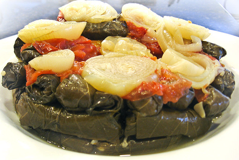 Vegetarian Stuffed Grape Leaves Recipe Warak Enab